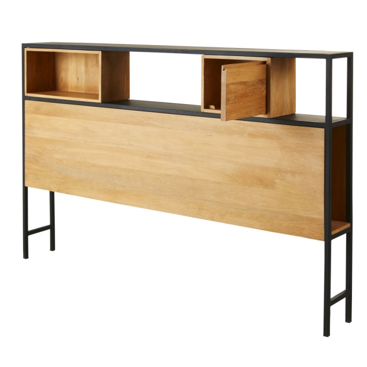 Maisons Du Monde Wayampi - Cabero De 160 De Mango Macizo Y Metal Negro