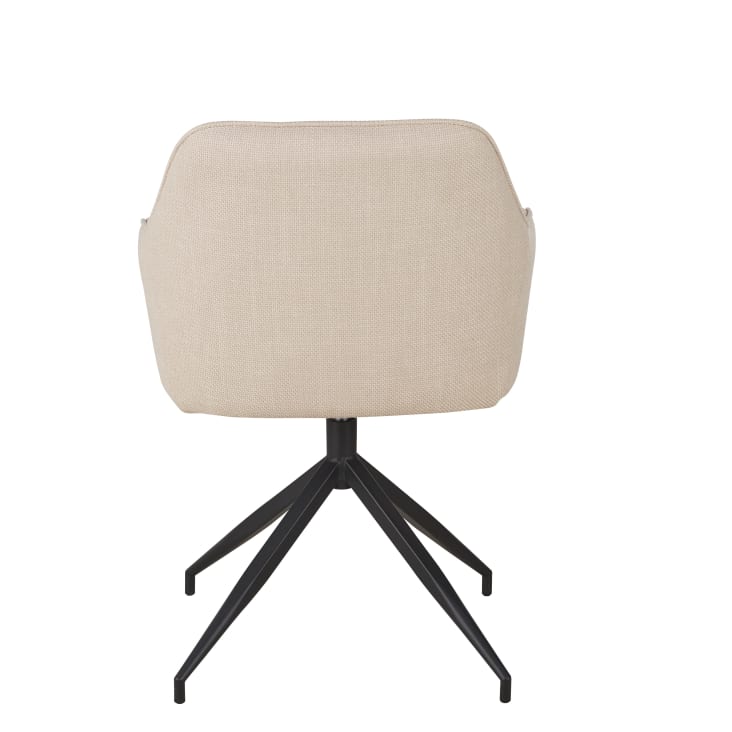 Maisons Du Monde Willy - Silla De Comedor De Tela Beige