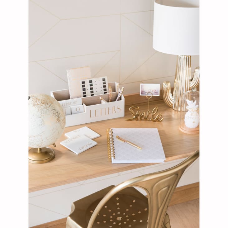 Maisons Du Monde WORLDWIDE - Globo Terráqueo Decorativo Con Mapamundi