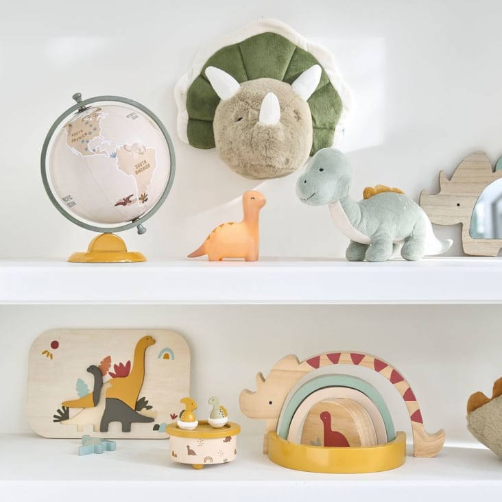 Maisons Du Monde YUMA - Lámpara De Noche Con Forma De Dinosaurio En Terracota