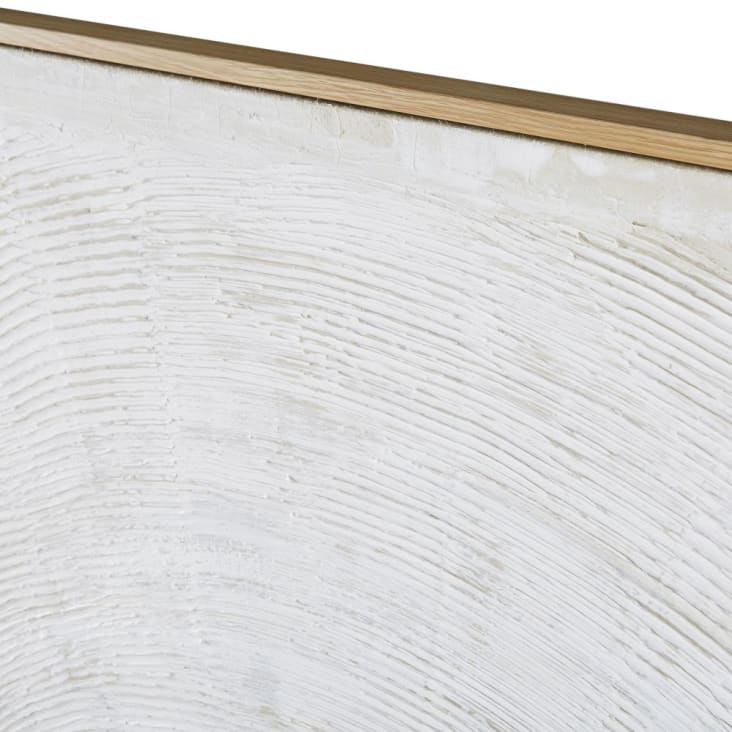Maisons Du Monde YVILAC - Lienzo Pintado Blanco 153x123