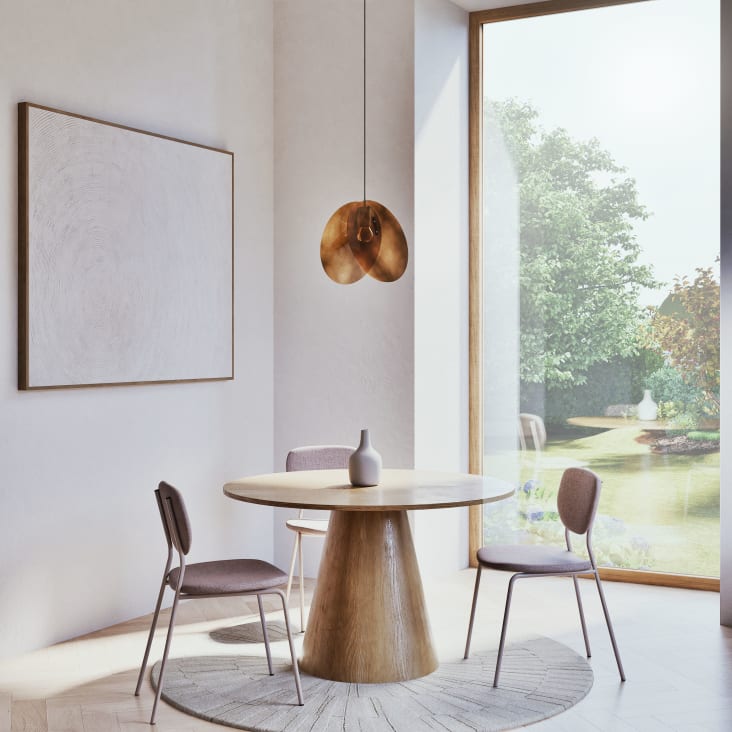 Maisons Du Monde YVILAC - Lienzo Pintado Blanco 153x123
