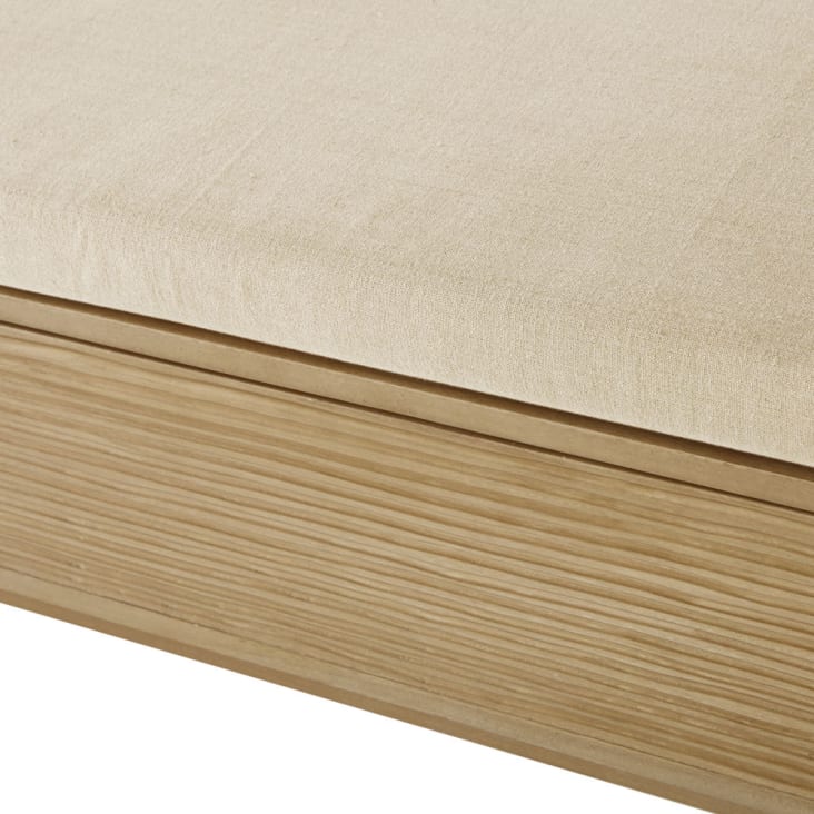 Maisons Du Monde Zahra - Banco De Entrada Con Espacio De Almacenamiento Mango/acacia Macizos