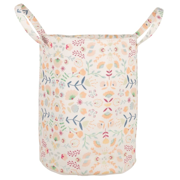 Maisons du Monde Zoe - Bolsa de almacenamiento infantil de algodón con estampado multicolor