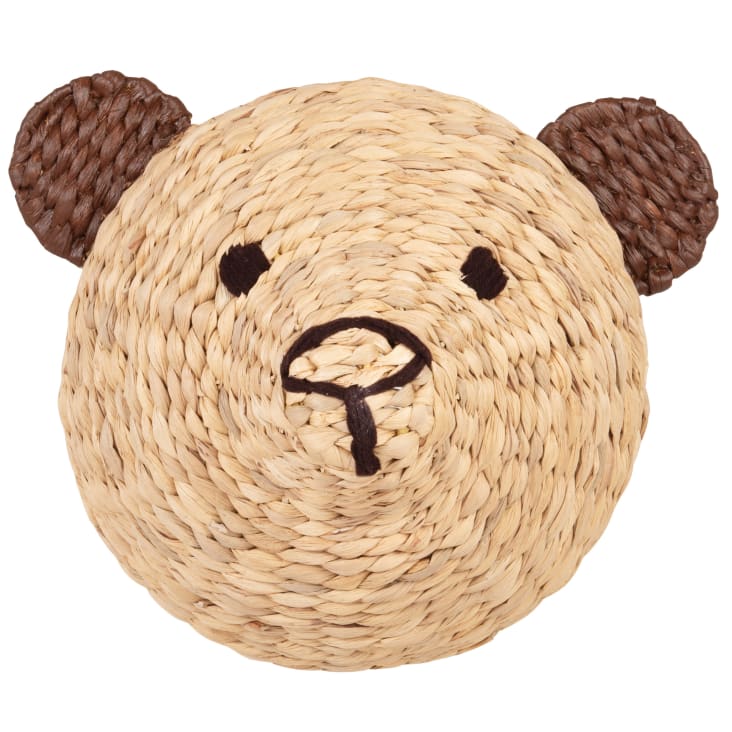 Maisons du Monde Zoe - Osito decorativo de jacinto de agua trenzado 30x30