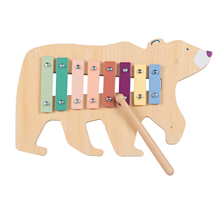 Maisons du Monde Zoe - Xilófono de juguete multicolor