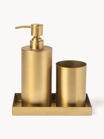 Westwing Accesorios De Baño De Metal Halston 3 Pzas