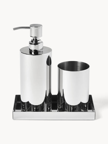 Westwing Accesorios De Baño De Metal Halston 3 Pzas