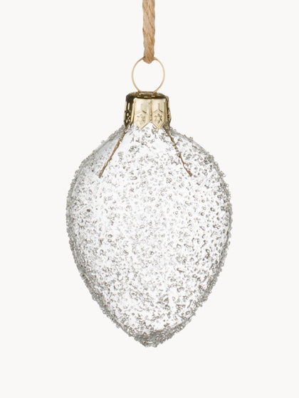 Westwing Adornos de Pascua para colgar artesanales Clear 3 uds