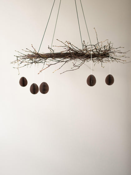 Westwing Adornos Para Colgar De Pascoa Artesanales Ovoid 4 Uds. Ø 7 Cm