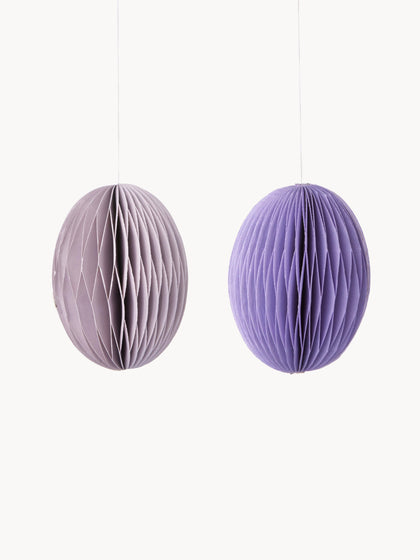 Westwing Adornos para colgar de Pascua artesanales Honeycomb 2 uds