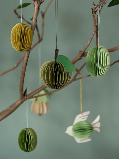 Westwing Adornos Para Colgar De Pascua Artesanales Honeycomb 2 Uds