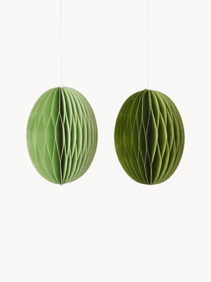 Westwing Adornos Para Colgar De Pascua Artesanales Honeycomb 2 Uds