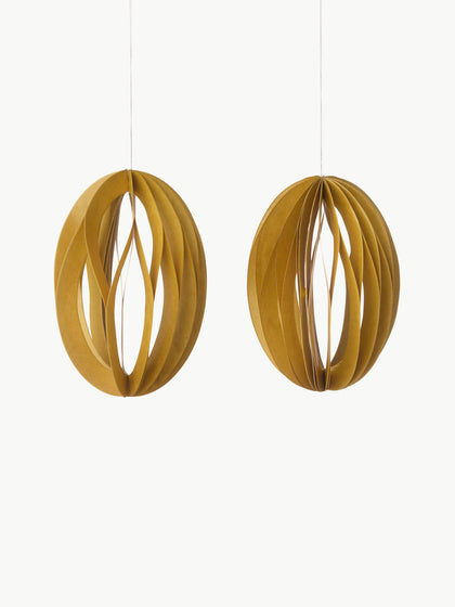 Westwing Adornos para colgar de Pascua artesanales Honeycomb 2 uds