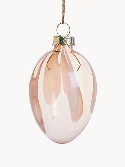 Westwing Adornos para colgar de vidrio de Pascua 6 uds