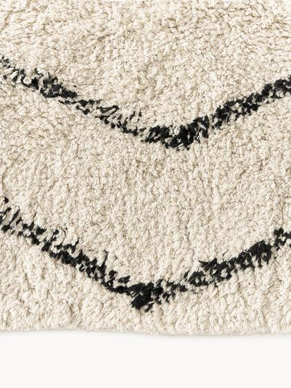 Westwing Alfombra Artesanal De Algodón Con Flecos Bina