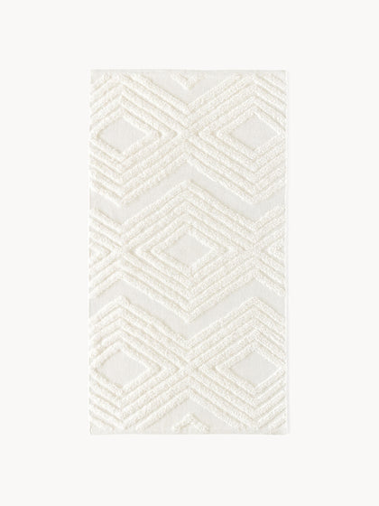 Westwing Alfombra artesanal de algodón texturizada Ziggy