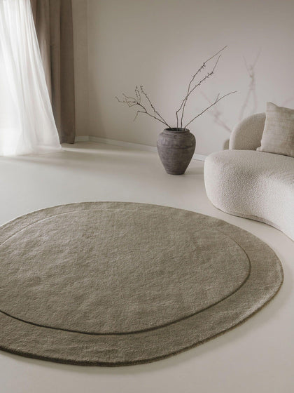 Westwing Alfombra Artesanal De Lana Con Forma Orgánica Shape