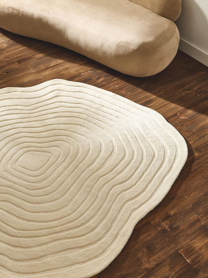 Westwing Alfombra Artesanal De Lana De Forma Orgánica Niria