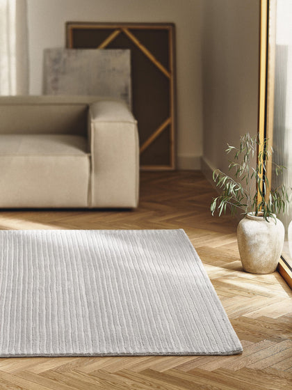 Westwing Alfombra Artesanal De Pelo Largo Texturizada Wes