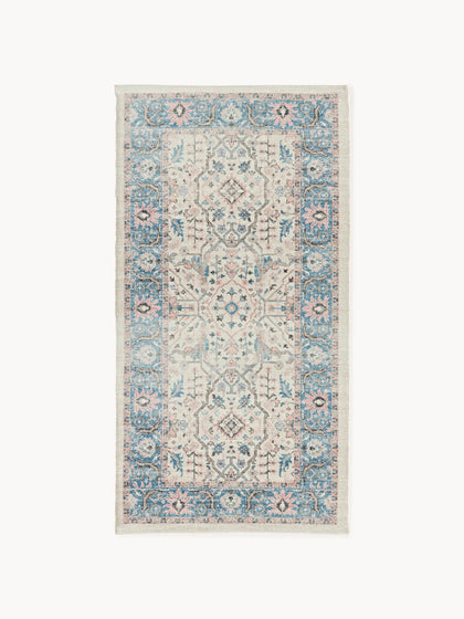 Westwing Alfombra artesanal exterior con estampado vintage Leonato