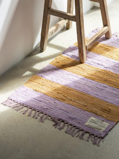 Westwing Alfombra Corredor Artesanal Con Flecos Chindi