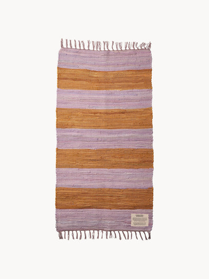 Westwing Alfombra Corredor Artesanal Con Flecos Chindi
