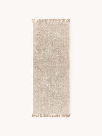 Westwing Alfombra corredor artesanal con flecos Daya