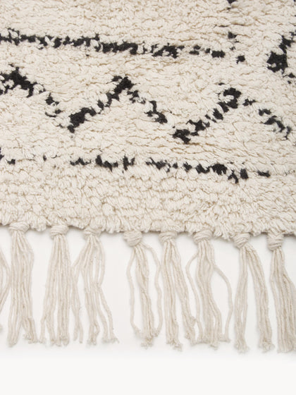 Westwing Alfombra Corredor Artesanal De Algodón Con Flecos Flonn