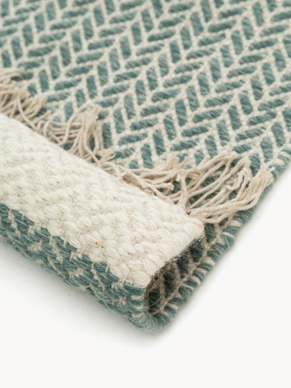 Westwing Alfombra Corredor Artesanal De Lana Con Flecos Kim