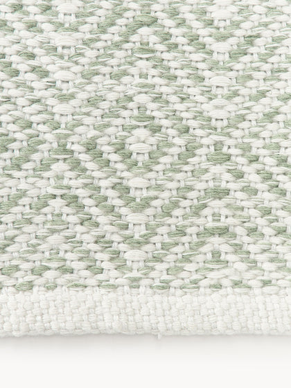 Westwing Alfombra Corredor Artesanal Exterior Con Estampado De Rombos Vintage Rika