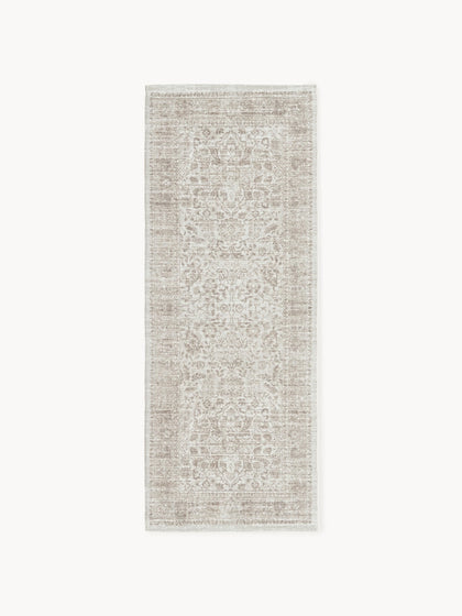Westwing Alfombra corredor artesanal exterior con estampado vintage Tiara