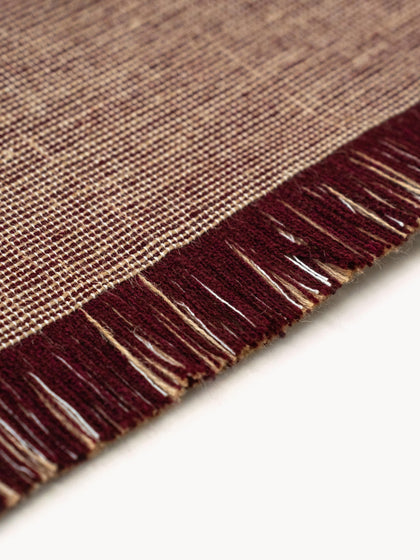 Westwing Alfombra Corredor De Pelo Corto Con Flecos De Diseño Folkform Monochrome