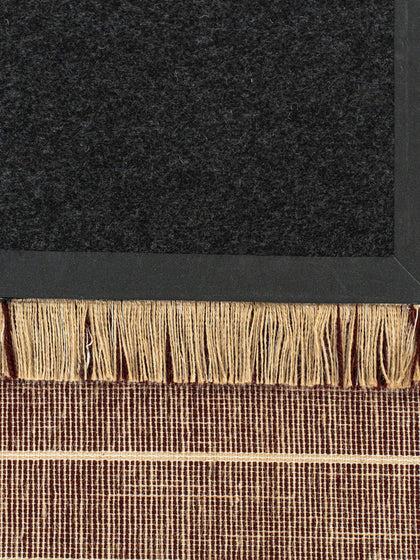 Westwing Alfombra Corredor De Pelo Corto Con Flecos De Diseño Folkform Monochrome
