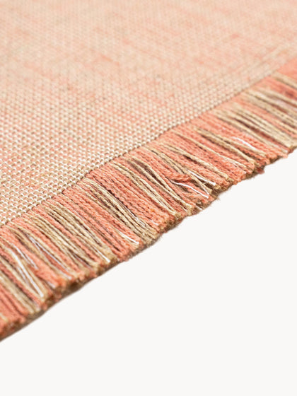 Westwing Alfombra Corredor De Pelo Corto Con Flecos De Diseño Folkform Monochrome