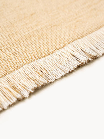 Westwing Alfombra Corredor De Pelo Corto Con Flecos De Diseño Folkform Monochrome