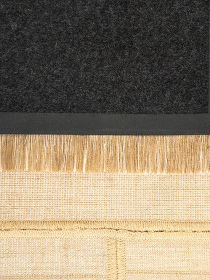 Westwing Alfombra Corredor De Pelo Corto Con Flecos De Diseño Folkform Monochrome