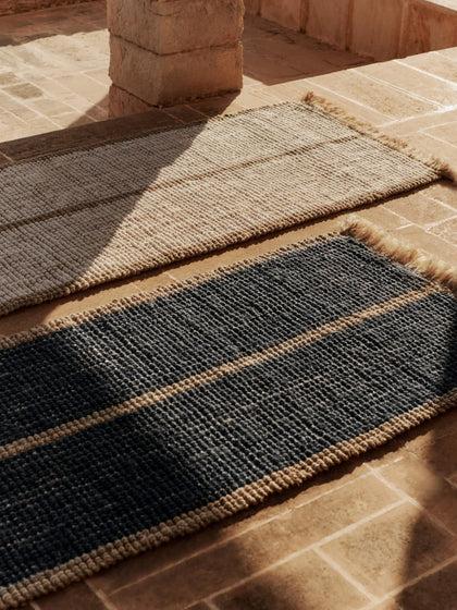 Westwing Alfombra Corredor De Yute Tejida A Mano Con Flecos Athens
