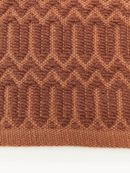 Westwing Alfombra Corredor Exterior Artesanal Con Estampado Geométrico Rune