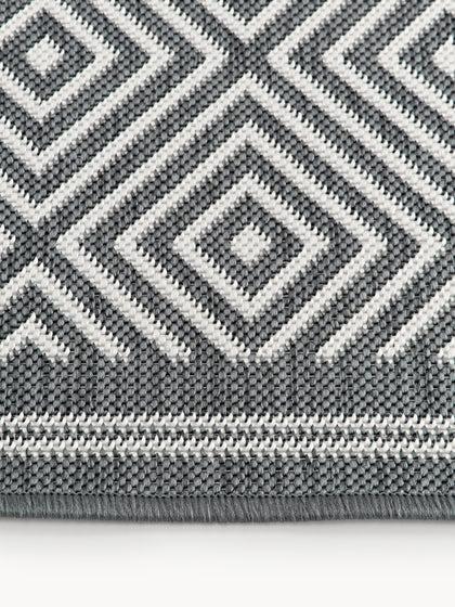 Westwing Alfombra Corredor Exterior Reversible En Rombos Reddy