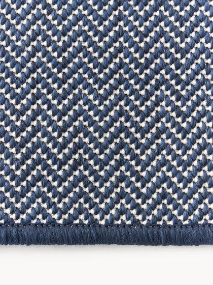 Westwing Alfombra Corredor Exterior Reversible En Zigzag Cort