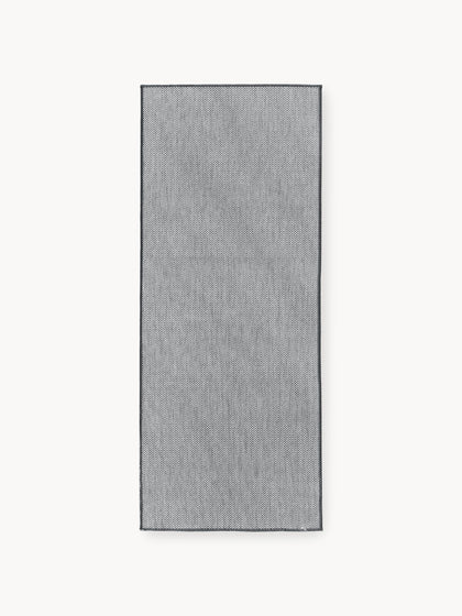 Westwing Alfombra corredor exterior reversible en zigzag Cort