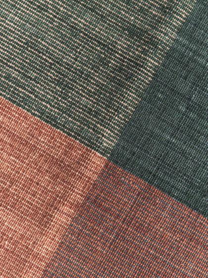 Westwing Alfombra De Lana A Cuadros Con Flecos Bliss