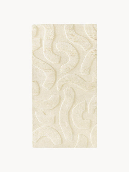 Westwing Alfombra de lana artesanal texturizada Clio