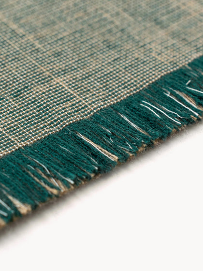 Westwing Alfombra De Pelo Corto Con Flecos Diseño Folkform Monochrome