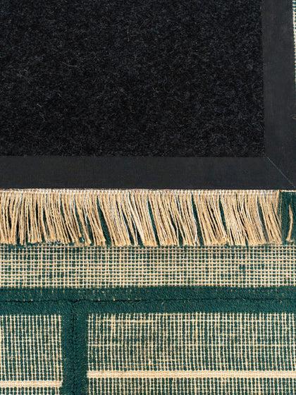 Westwing Alfombra De Pelo Corto Con Flecos Diseño Folkform Monochrome