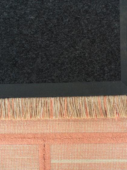 Westwing Alfombra De Pelo Corto Con Flecos Diseño Folkform Monochrome