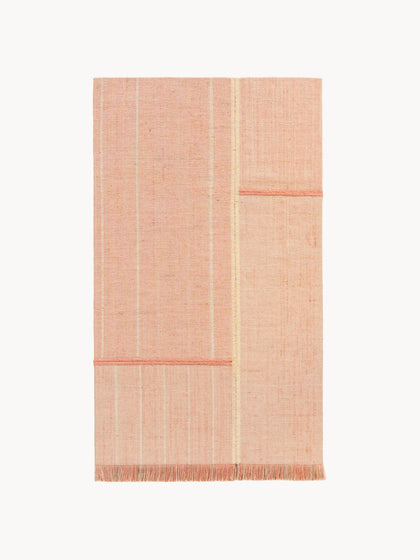 Westwing Alfombra de pelo corto con flecos diseño Folkform Monochrome