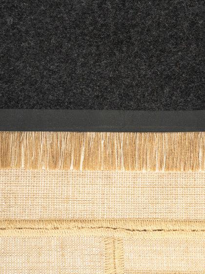 Westwing Alfombra De Pelo Corto Con Flecos Diseño Folkform Monochrome