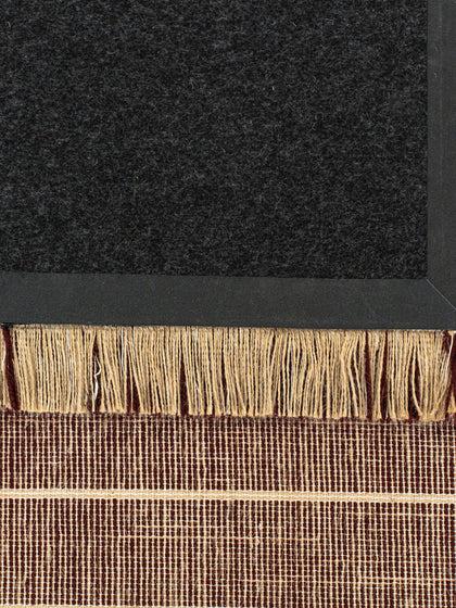 Westwing Alfombra De Pelo Corto Con Flecos Diseño Folkform Monochrome